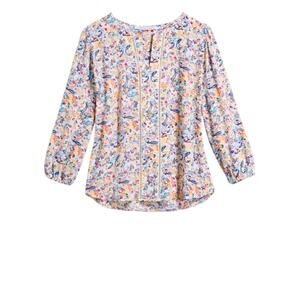 Collective Concepts Floral and Paisley Print Pop over top